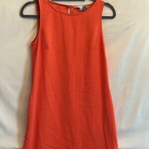 Trina Turk Sleeveless Sheath Dress in Bold Coral – Size 2